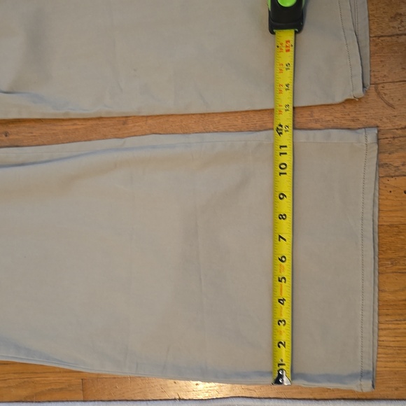 ST. JOHN'S BAY BRAND WOMEN'S PLUS SIZE KHAKI WIDE LEG PANTS SIZE 16 TALL - Picture 7 of 15